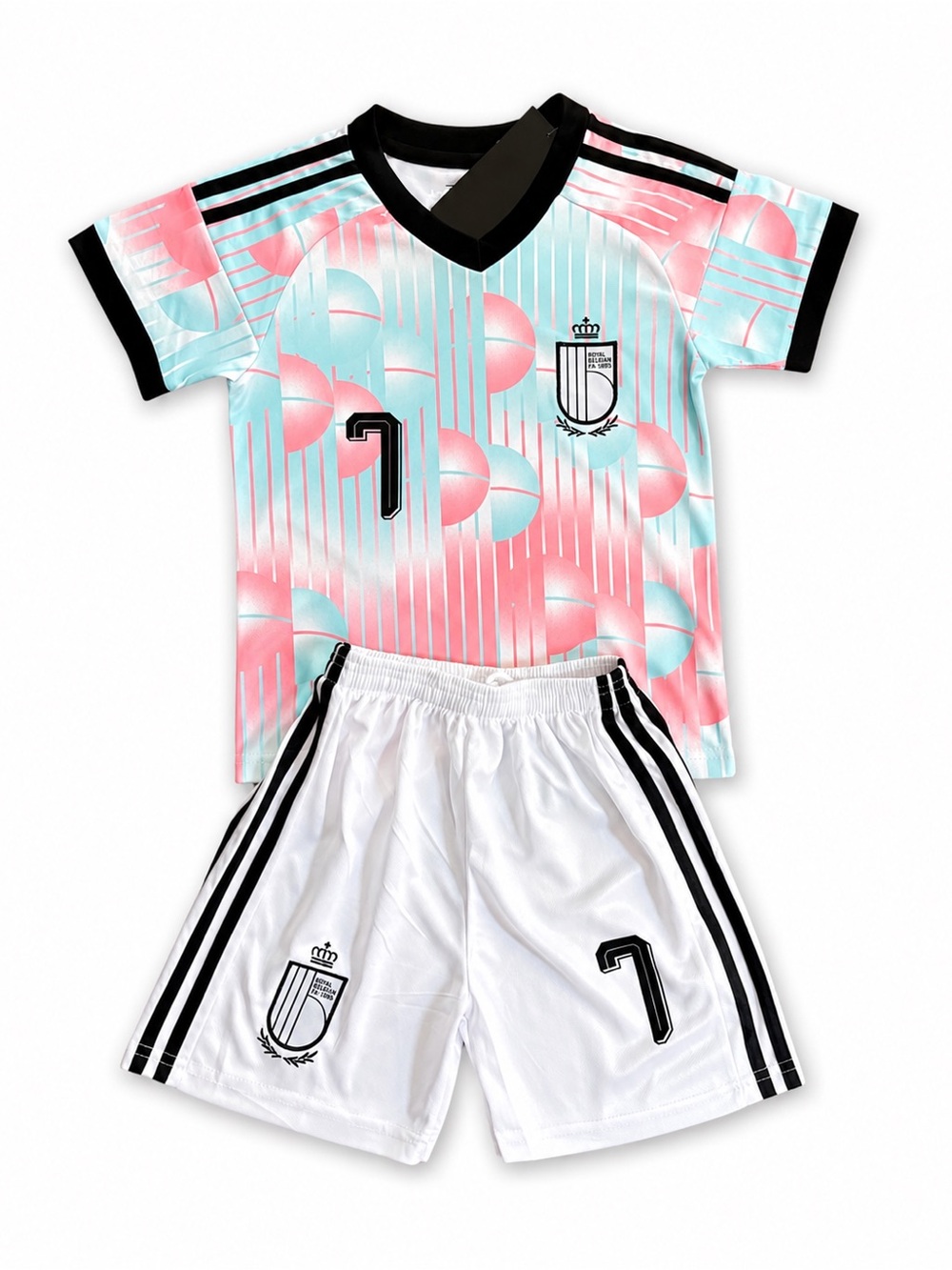 Belgium DE BRUYNE 7 Soccer Jersey Set 2 Piece Set Toddler & Youth